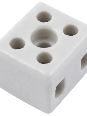Zlevněný ELEMAN SVORKOVNICE KERAMICKÁ AK 2/6 A-BI 2PÓL. 2X4MM2 32A T300 PORCEL 3700401 1002551