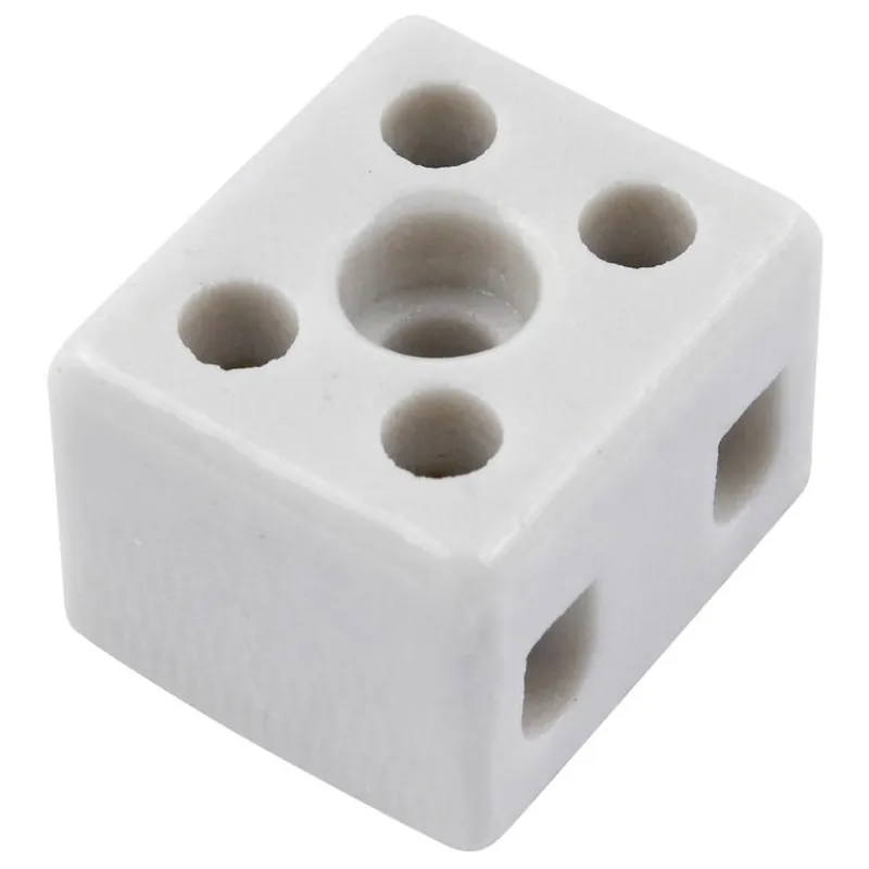 Zlevněný ELEMAN SVORKOVNICE KERAMICKÁ AK 2/6 A-BI 2PÓL. 2X4MM2 32A T300 PORCEL 3700401 1002551