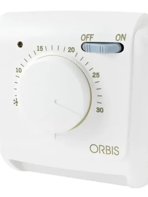 Dokud Zásoby Vydrží Termostat ORBIS CLIMA MLI ELEMAN pokojový, mechanický, 7A (3A), 250V AC