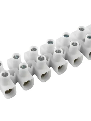 Svorkovnice lámací ELEMAN EKL 0 S 12pól 24A 12x1-4mm2, bílá (čokoláda) 1000103 Tovární Cena