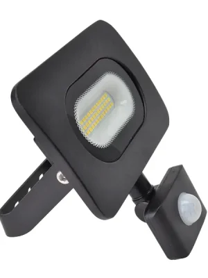 Tracon RSMDLM20H SMD reflektor se snímačem pohybu, s nastav.citlivostí,černý 220-240V,20W,4000K,IP65,1600lm,120°, 10s-7min, 3-10m, EEI=G Akční Nabídka