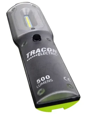Levný Tracon STLHL5W Akumulátorová ruční LED svítilna 5/1W, 6500K, 3,7V, 4400 mAh,Li-Ion,500/100lm,3/12h,IP54,IK08