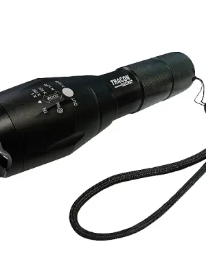 Must-Have Tracon KL600B Akumulátorová ruční LED svítilnas nastavitelným fokusem 4,5 W, 500 lm, 3 h, 3,7 V, 1500 mAh 18650 Li-Ion