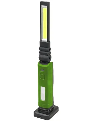 Super Cena Tracon STLC10W Akumulátorová ruční LED svítilna 10/5W, 6000K, 3,7V, 2000mAh, 600/200lm, 3 h, IP44