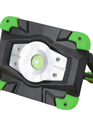 Tracon STLFL10W Akumulátorový montážní LED reflektor s funkcí, exter.akum. 10 W, 6500 K, 3,7 V, 4400 mAh, Li-Ion, 1000 lm, 3 h, IP54 Ověřený