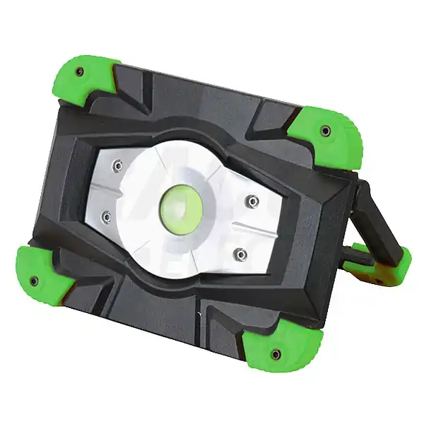 Tracon STLFL10W Akumulátorový montážní LED reflektor s funkcí, exter.akum. 10 W, 6500 K, 3,7 V, 4400 mAh, Li-Ion, 1000 lm, 3 h, IP54 Ověřený