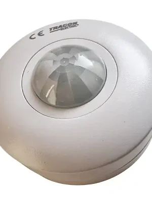 Objednat Nyní Tracon TMB-011IP Infračervený snímač pohybu,se zvýšeným krytím, bílý 230V, 50 Hz, 1200W, 360°, 1-6 m, 10 s-15 min,3-2000lux, IP44
