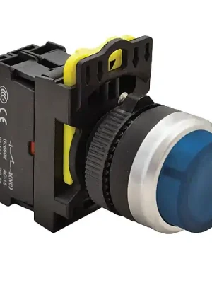 Nakupujte Hned Tracon NYG3-HLB Výstupní tlačítko, prosvětlené modré 1×NO, 5A/230V AC-15, IP65, LED 230V AC/DC