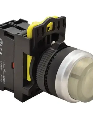 Originální Tracon NYG3-HLW Výstupní tlačítko, prosvětlené bílé 1×NO, 5A/230V AC-15, IP65, LED 230V AC/DC