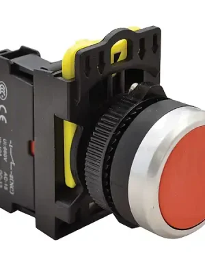 Sezónní Sleva Tracon NYG3-R Klasické tlačítko, červené 1×NC, 5A/230V AC-15, IP65