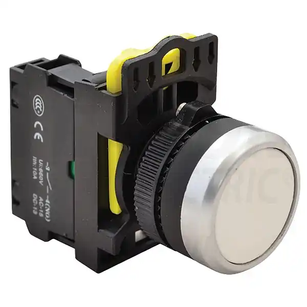 Originální Tracon NYG3-W Klasické tlačítko, bílé 1×NO, 5A/230V AC-15, IP65