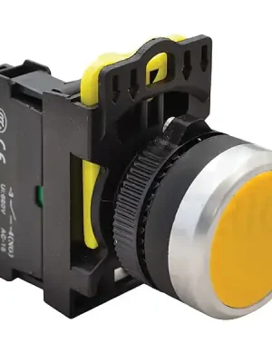 Speciální Cena Tracon NYG3-Y Klasické tlačítko, žluté 1×NO, 5A/230V AC-15, IP65