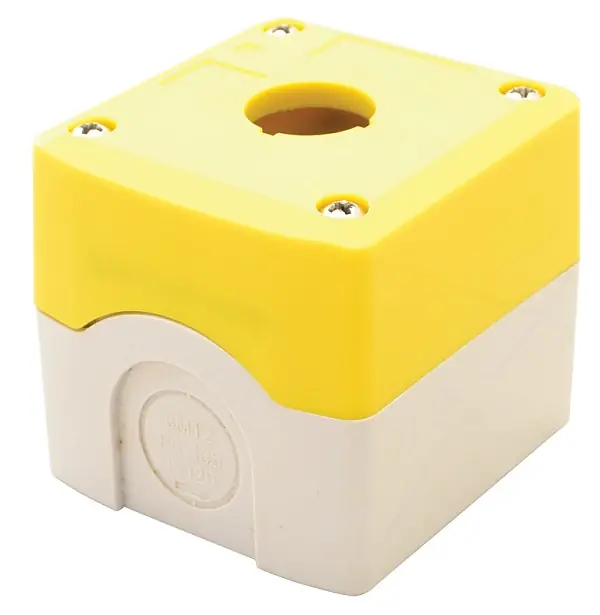 Tracon NYGD-1YE Krabicová sestava k tlačítkům žlutá, 1 d=22,5, IP65, 2×PG-13,5 Objednat Nyní