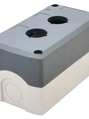Tovární Cena Tracon NYGD-2GR Krabicová sestava k tlačítkům šedá, 2 d=22,5, IP65, 2×PG-13,5