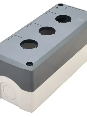 Tracon NYGD-3GR Krabicová sestava k tlačítkům šedá, 3 d=22,5, IP65, 2×PG-13,5 Tovární Cena