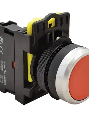 Tracon NYK3-R Klasický tlačítkový spínač červený 1×NC, 5A/230V AC-15, IP65 Cenový Hit