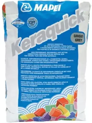 Lepidlo cementové Mapei Keraquick Maxi S1 šedé 25 kg Poslední Šance
