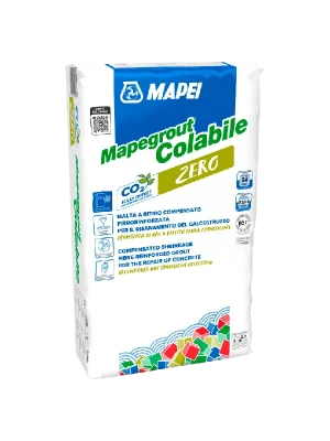Nová Kolekce Malta vyztužená vlákny Mapei MAPEGROUT COLABILE ZERO 25 kg