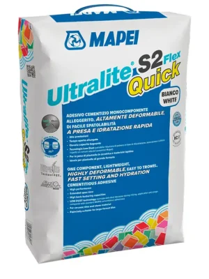 Lepidlo cementové C2FE S2 Mapei Ultralite S2 FLEX QUICK 15 kg Přímo Od Výrobce