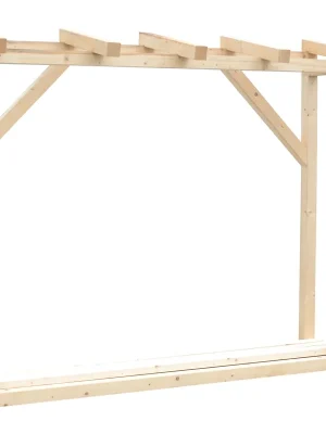 Speciální Cena Dřevník ke zdi s pultovou střechou 690×2 126×2 470 mm