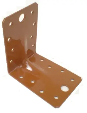 Úhelník kombinovaný s prolisem 65×90×90×2,5 mm RAL 1011 Levný