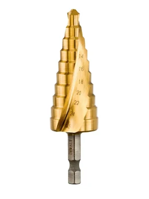 Vysoce Kvalitní Vrták stupňovitý DeWALT DT5030 14–25 mm