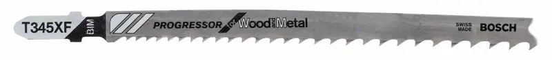 Aktuální Plátek pilový Bosch T 345 XF Progressor Wood and Metal 5 ks