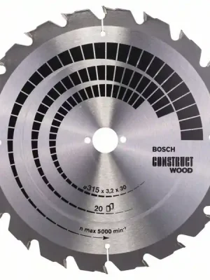 Autentický Kotouč pilový Bosch Construct Wood 315×30×3,2 mm 20 z. ATB