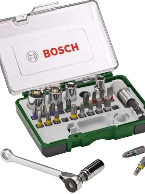 Cenová Bomba Sada šroubovacích bitů s ráčnou Bosch 27 ks