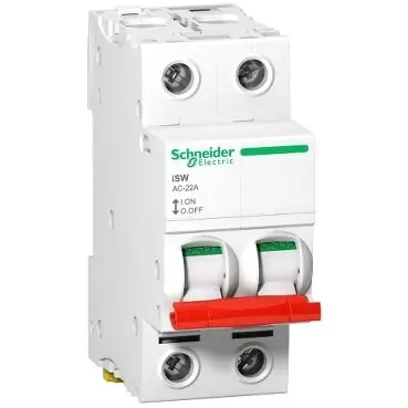 SCHNEIDER A9S66240 Vypínač iSW 2P 40A 415V AC Omezená Nabídka