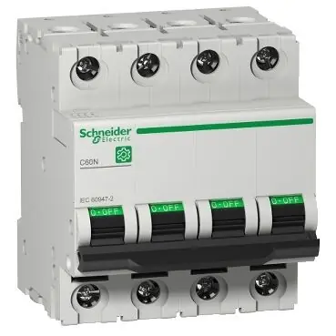 SCHNEIDER M9F12410 MULTI9 C60N 4P 10A D 10kA OEM Nová Kolekce