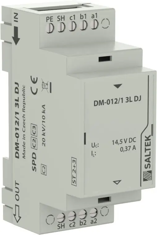 SALTEK Ochrana DM-012/1 3L DJ přepětí 12 V DC, max. 370 mA Rychlé Dodání