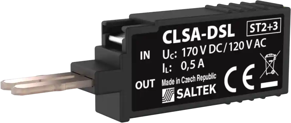 SALTEK Ochrana CLSA-DSL přepěťová 170V, pro lišty LSA-PLUS Omezená Nabídka