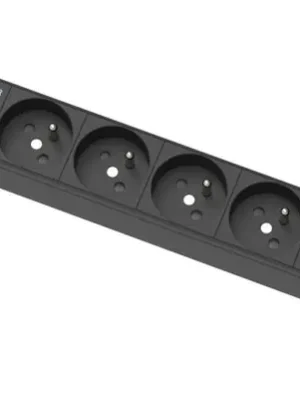 Přímo Od Výrobce SALTEK Zásuvka RACK-PROTECTOR-VX7-1U vícenásobná s integrovanou přepěťovou ochranou 7 zásuvek
