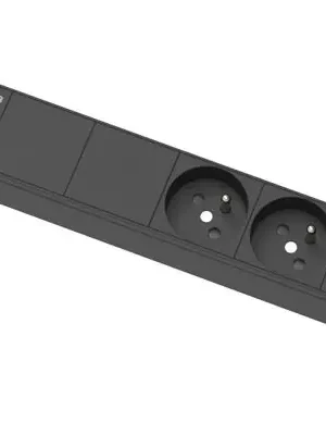 SALTEK Zásuvka RACK-PROTECTOR-VF5-1U vícenásobná s integrovanou přepěťovou ochranou a odrušovacím vf filtrem 5 zásuvek Zlevněný