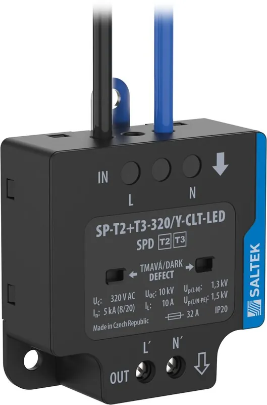 SALTEK Svodič II+III SP-320/Y-CLT-LED ochranný modul pro LED svítidla Autentický