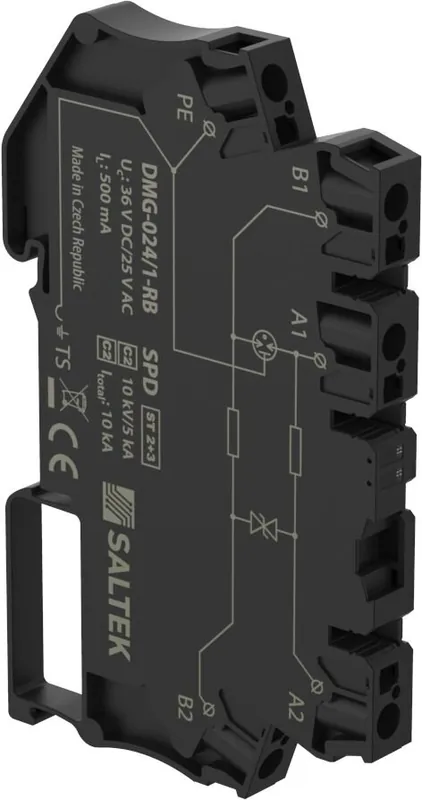 Pouze Dnes SALTEK Ochrana DMG-024/1-RB přepěťová 24 V DC, max. 0,5 A, plovoucí