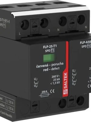 Omezená Nabídka SALTEK Ochrana FLP-25-T1-V/1+1 přepětí kombinovaná vhodné pro 1-fázový systém TT, 50 kA (10/350)
