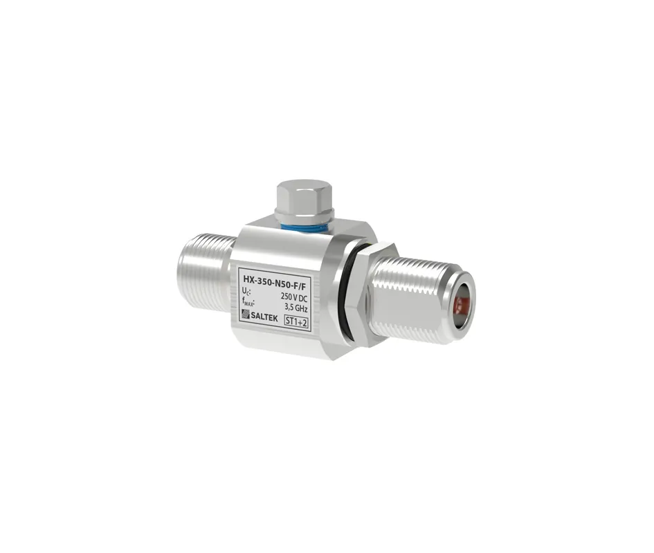 Nová Kolekce SALTEK Svodič HX-470-N50-F/M výkonný bleskových proudů pro koaxiální vedení 360V DC max.6A