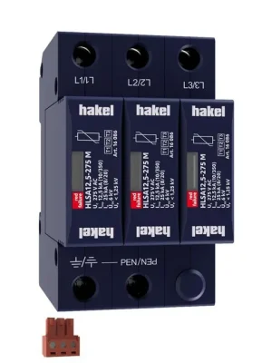 HAKEL Svodič HLSA12,5-275/3+0 M S 230V na DIN lištu 3pól. IP20 Sezónní Sleva
