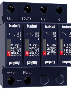 Akce HAKEL Svodič II+III HSA-275/4+0 M přepětí, varistorový