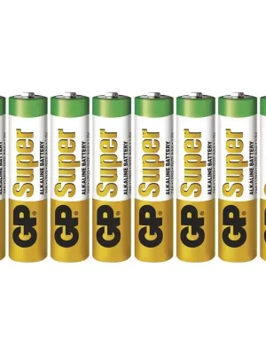GP Baterie mikrotužková ALKALINE Super LR03 1,5V AAA v balení 6+2 Bezpečná Platba