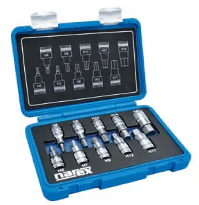 Víkendová Akce Sada imbus 1/2" 5-19mm/55mm, NAREX-SADA, 10-dílná, 5-19mm /443000957/