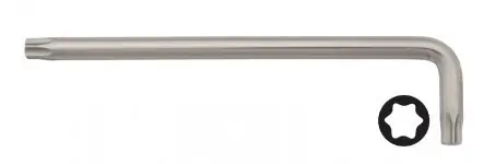 Klíč zástrčný TORX T15 x 90 mm prodloužený chromovaný, NAREX 443001377 Autentický