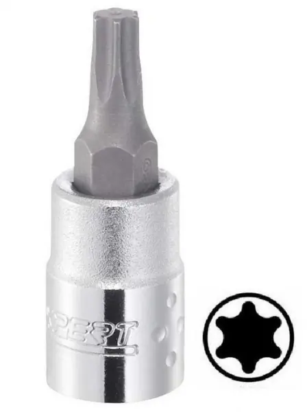 Hlavice zástrčná 1/4" TORX T9, EXPERT E030121 Oblíbený